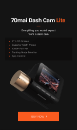 دوربین خودرو dash cam 70mai