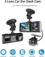 دوربین خودرو سه لنز C309 wifi - تصویر 2